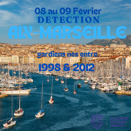 Aix-Marseille Inscription gardien 1998/2012- 08 & 09 Fevrier 2025