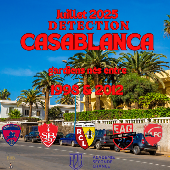 9.1. Casablanca  Inscription gardien 1996/2012 - 14 au 19 Juillet 2025
