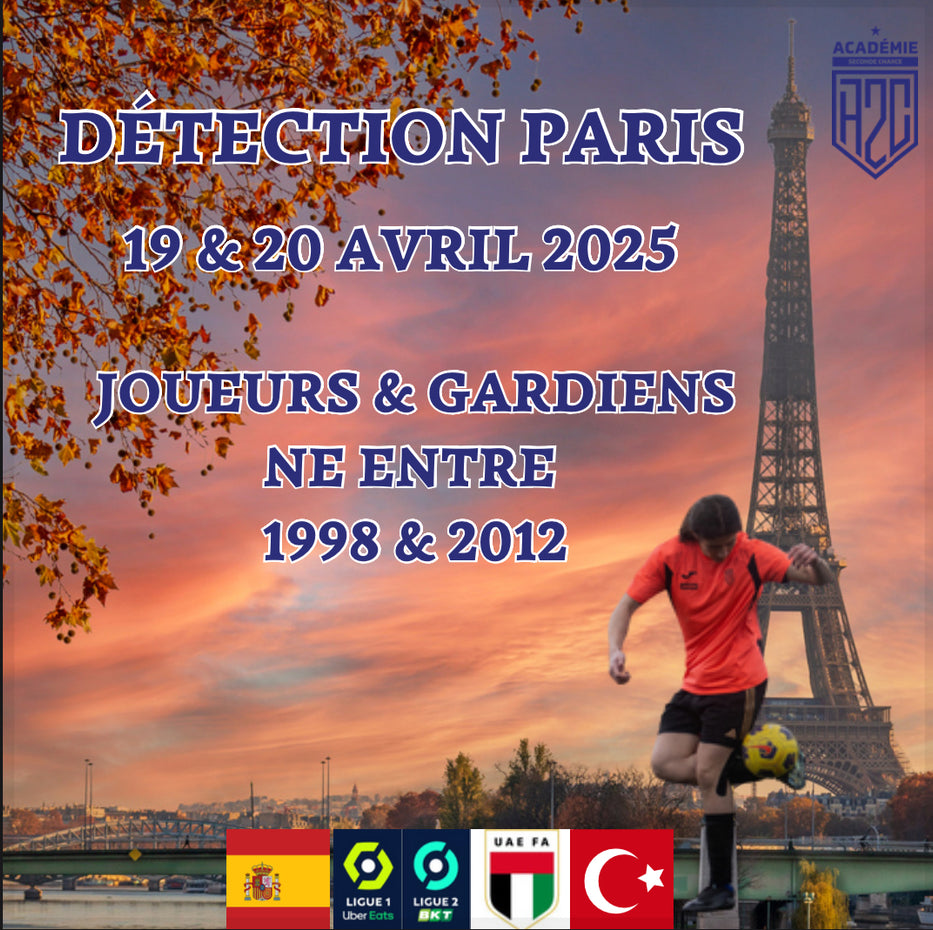 Paris Goalkeeper Registration 1998/2012 April 19 & 20, 2025