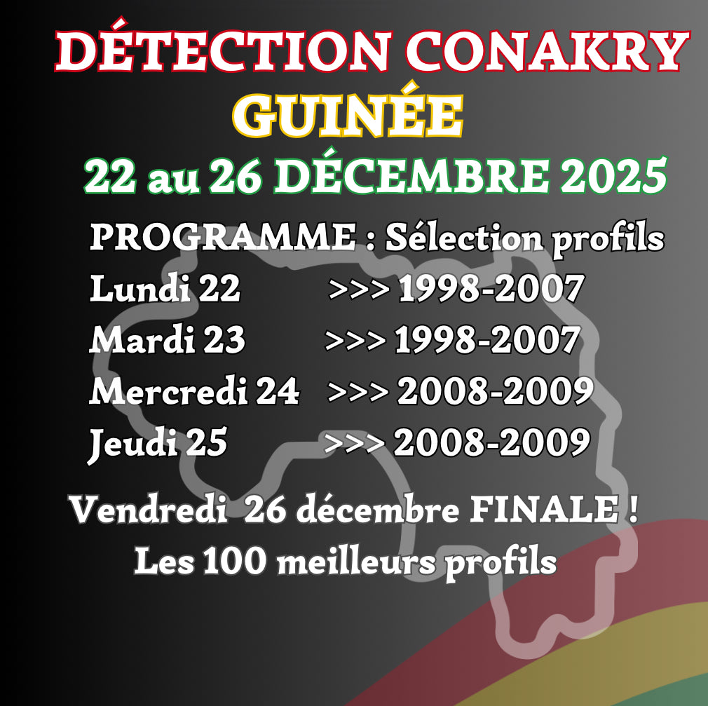 Détection Guinée Conakry 1998/2007 - 22-23 & 26 décembre 2025