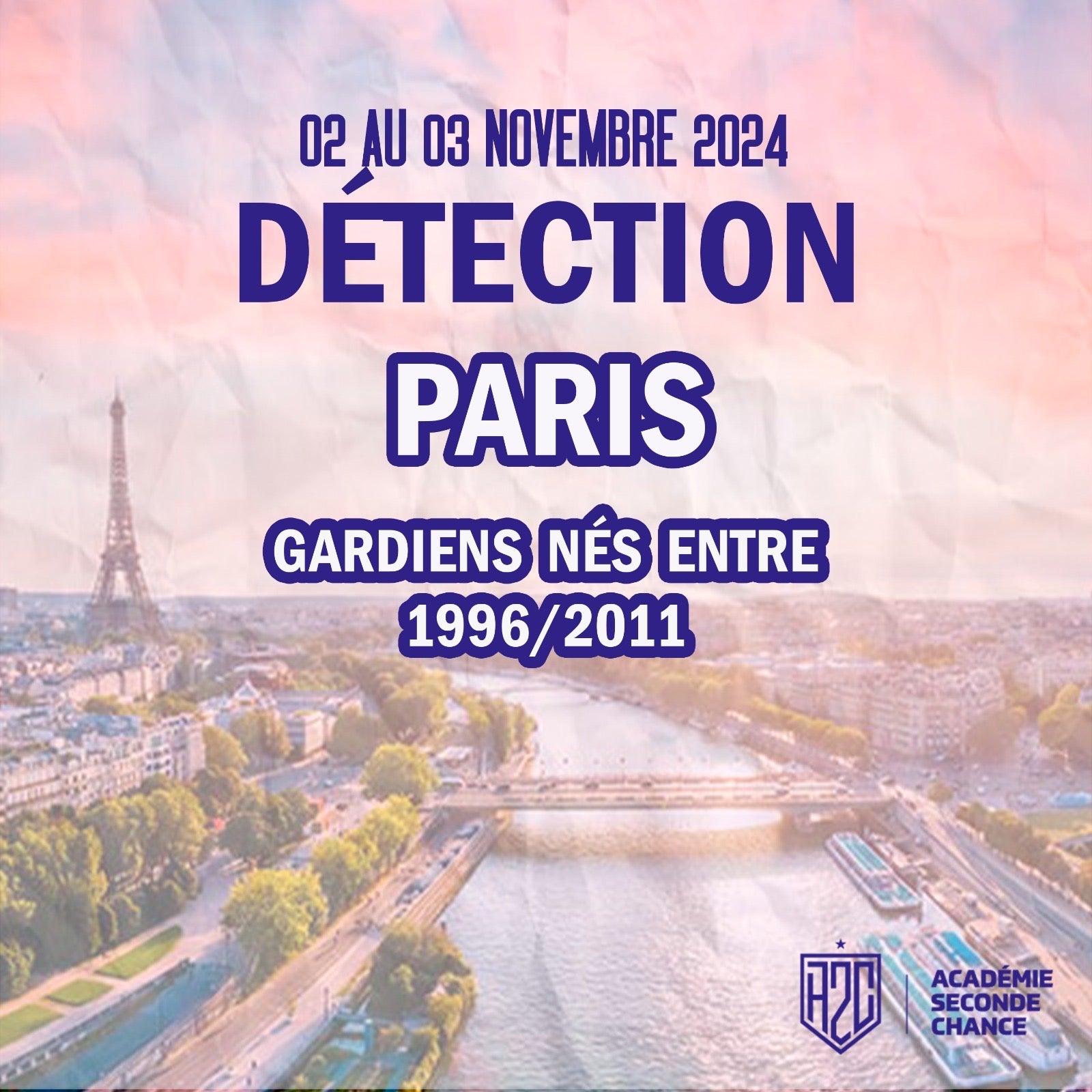 Paris Inscription gardien 1996/2006 02 & 03 Novembre 2024