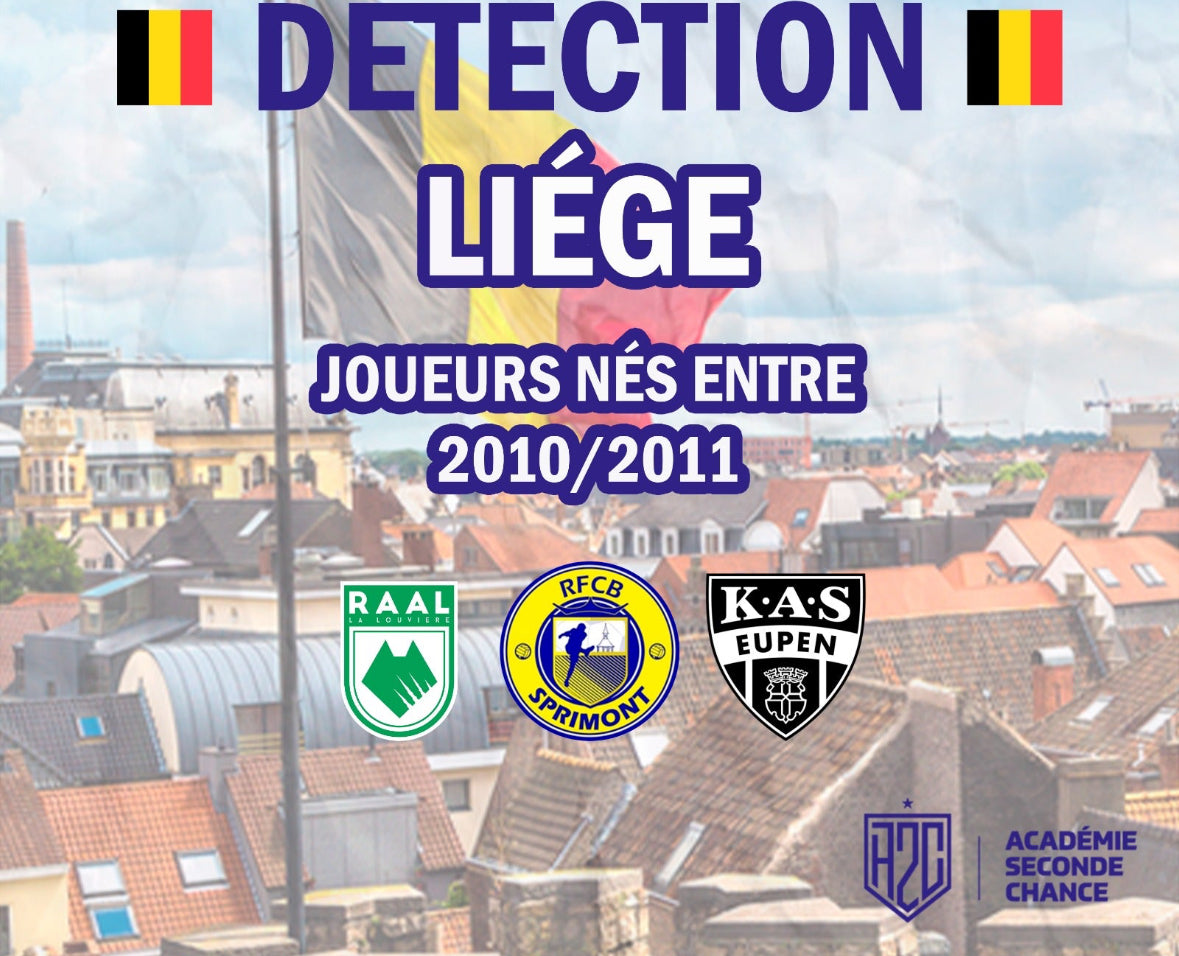 Liège (Belgique) Inscription gardien 1998/2012- DECEMBRE 2024