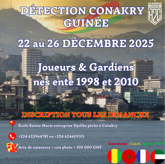 Détection Guinée Conakry 1998/2007 - 22-23 & 26 décembre 2025